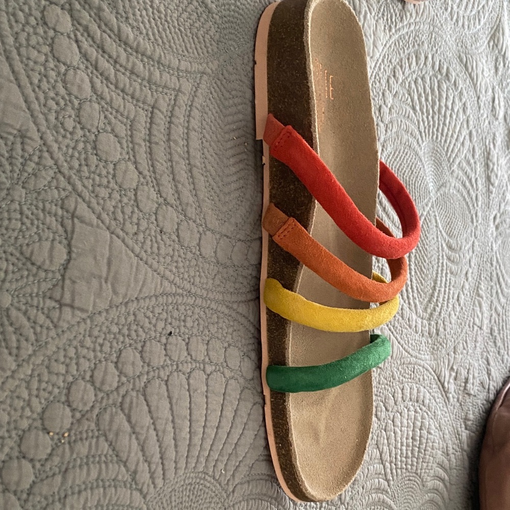 Charlotte Stone Multicolor Strappy Sandals - Picture 4 of 7